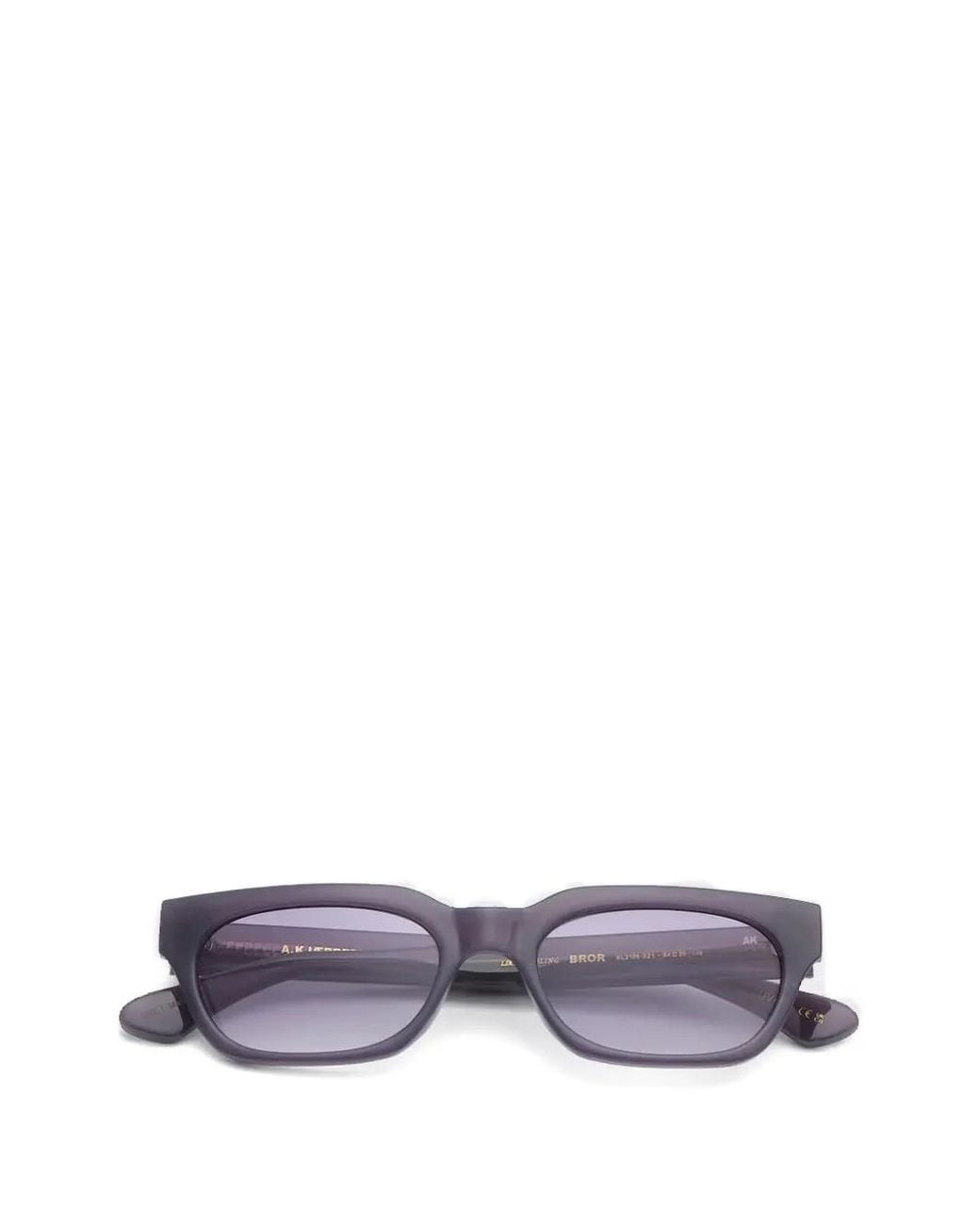 A.Kjærbede Purple Bror Rectangle-Frame Sunglasses