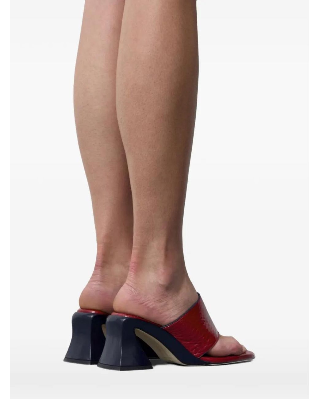 Miista Red Ernie Leather Heeled Sandals
