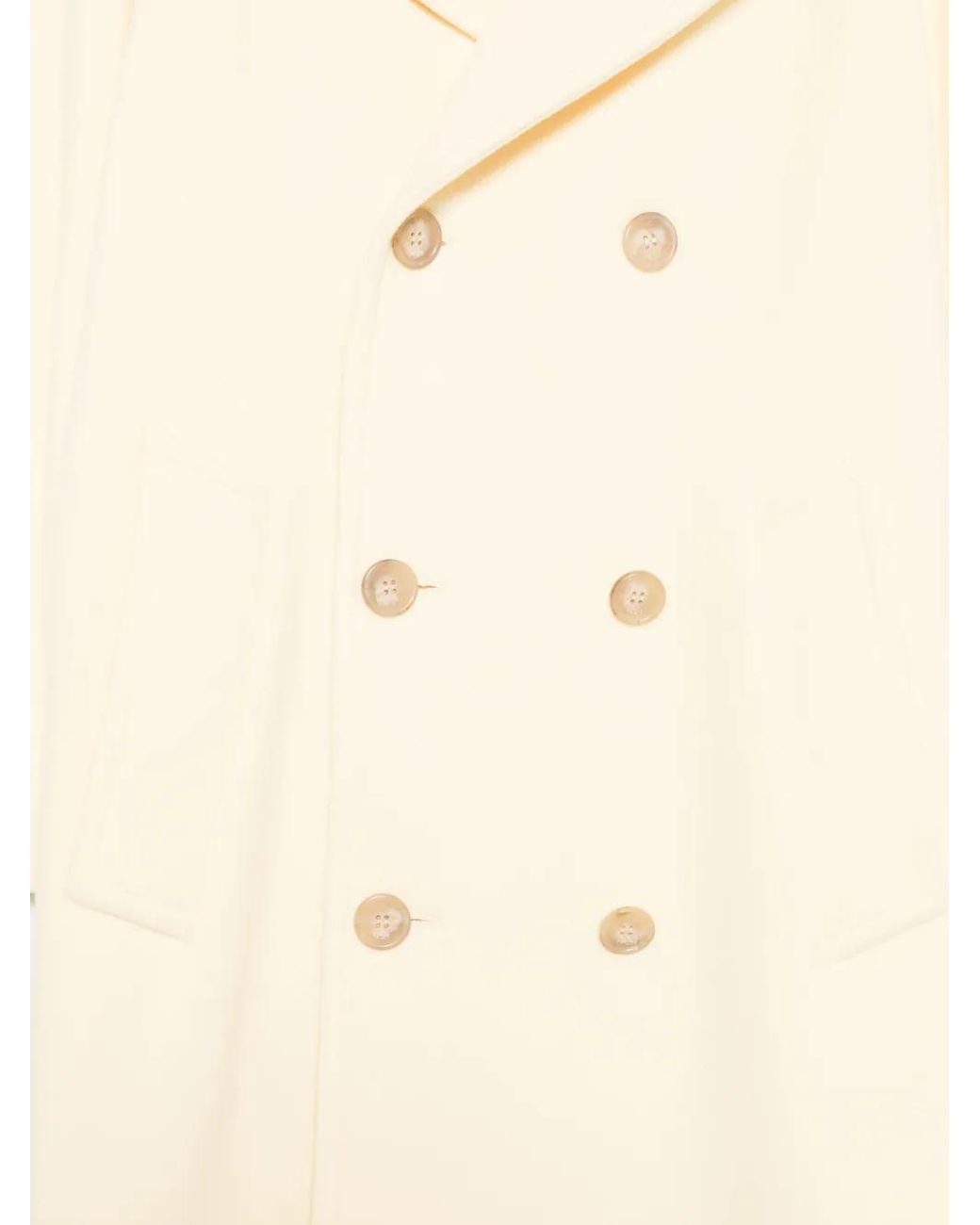 N°21 Natural Double-Breasted Coat