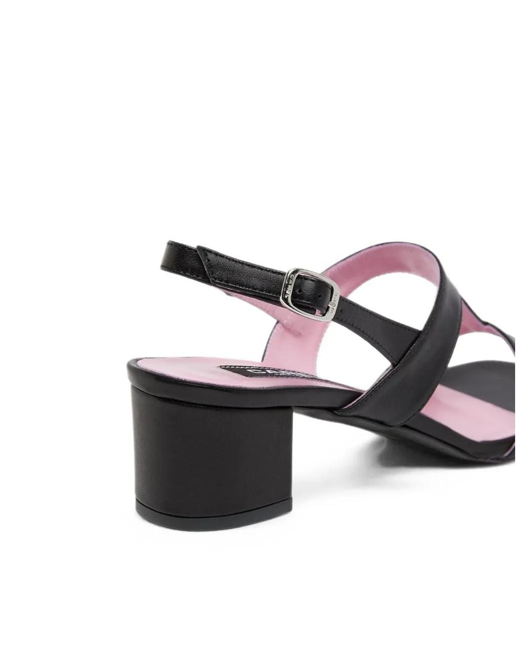 CAREL PARIS White Romy Leather Sandals