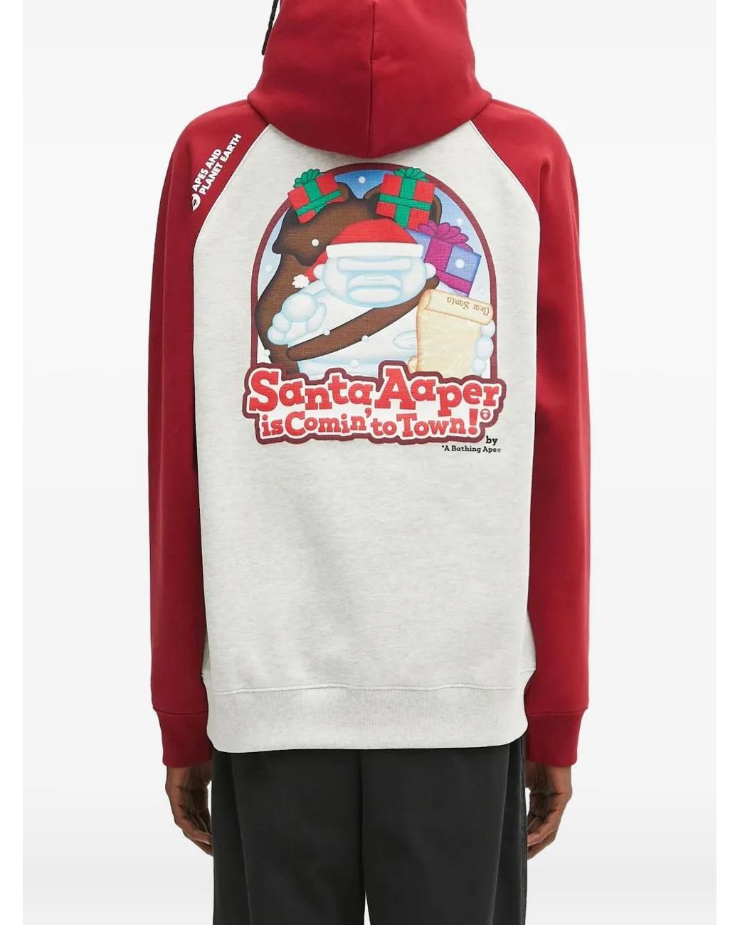 レディース AAPE NOW RAGLAN PULLOVER HOODIE M
