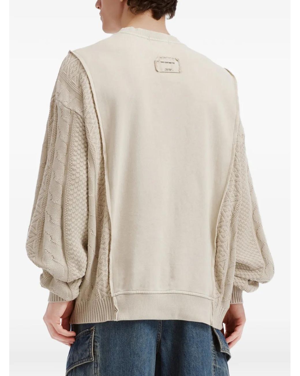 FIVE CM Pullover Mit Zopfmuster in White für Herren