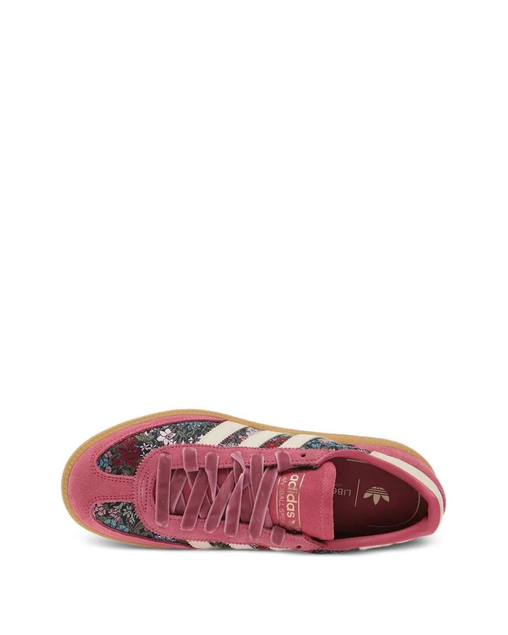 Adidas Originals Pink X Liberty London Handball Spezial Floral-Print Low-Top Sneakers