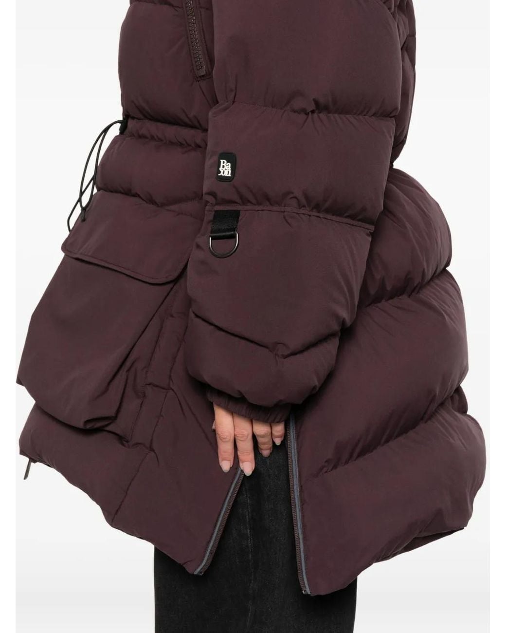 Parka Con Zip di Bacon in Purple