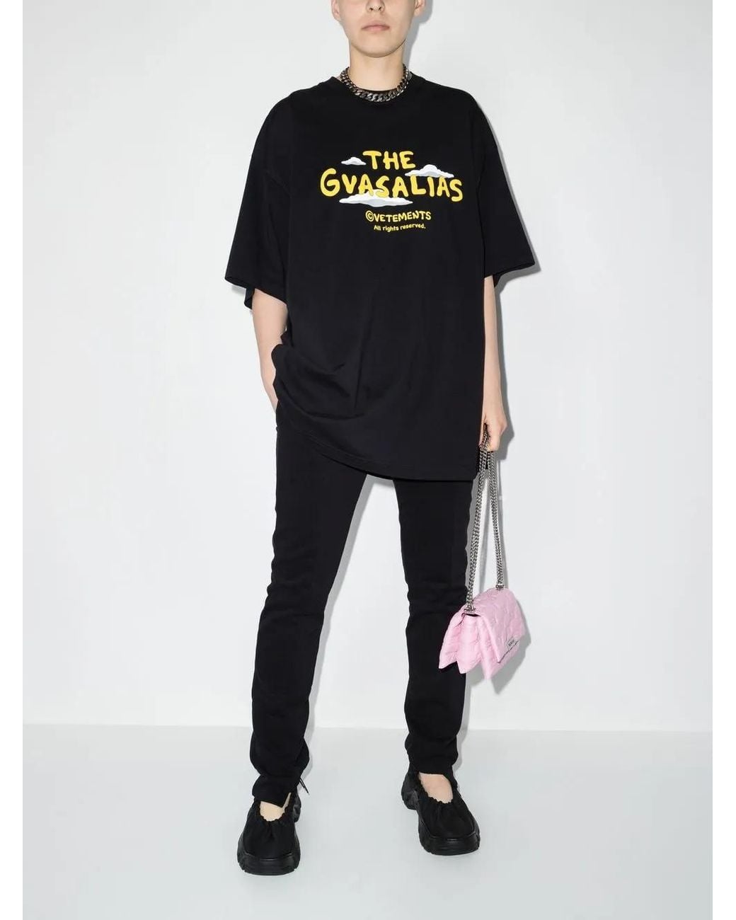 Vetements Black Split-Cuff Track Pants