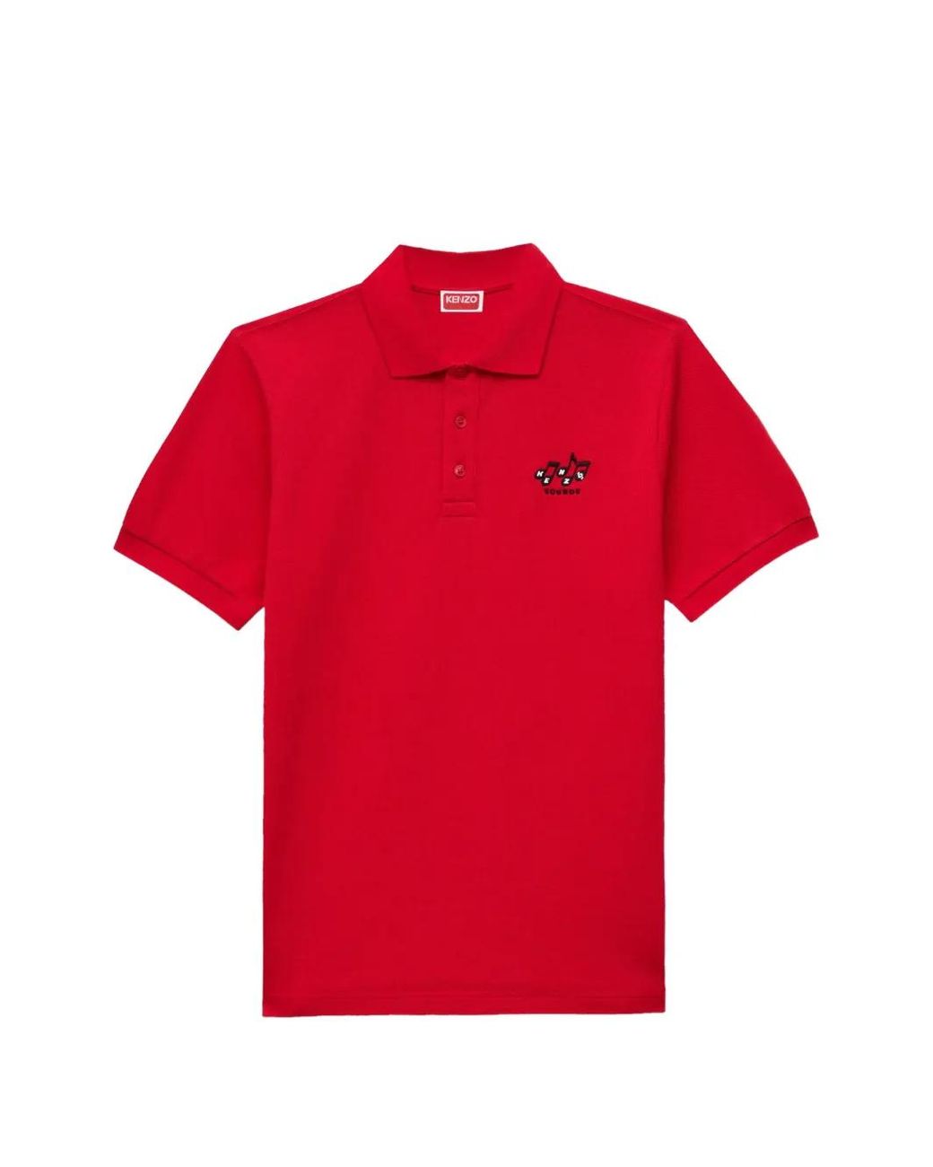 KENZO Red Sounds Polo Shirt for men