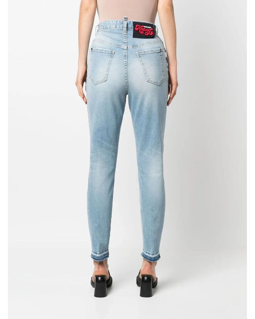 DSquared² Straight Jeans in het Blue