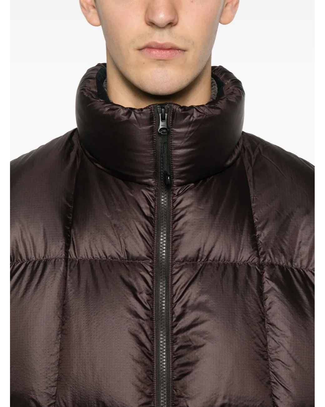Goldwin Brown Veston À Fermeture Zippée for men