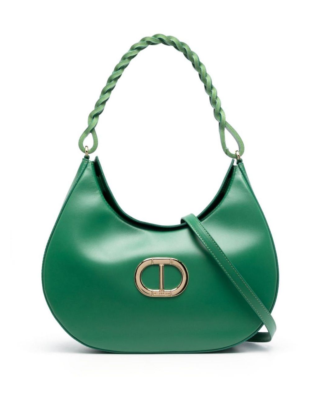 Dee Ocleppo Logo-plaque Leather Bag in Green | Lyst