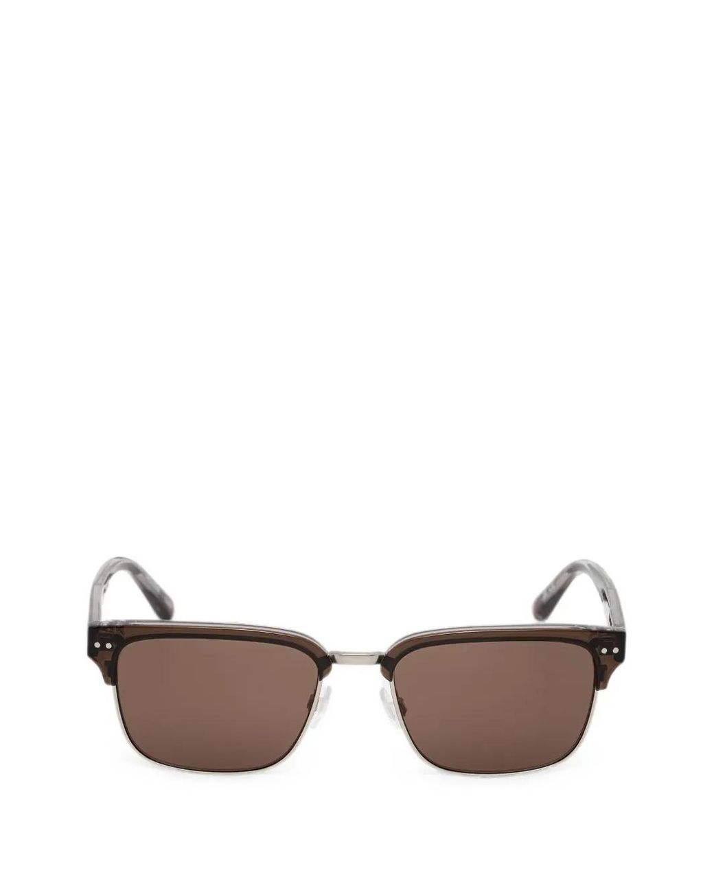 Barbour Brown Lunettes De Soleil À Monture Carrée