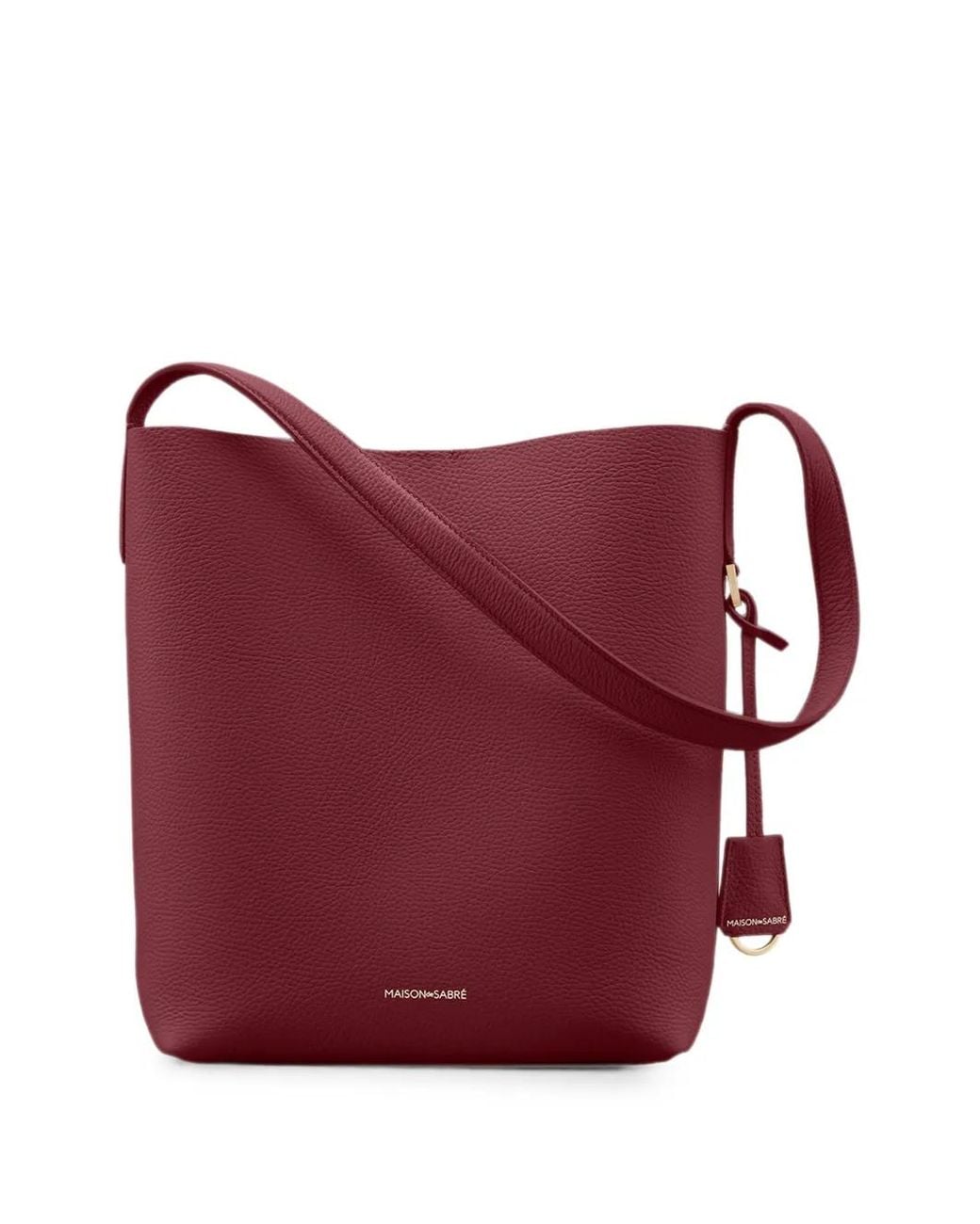 Maison De Sabre Red The Bucket Soft Tote Bag