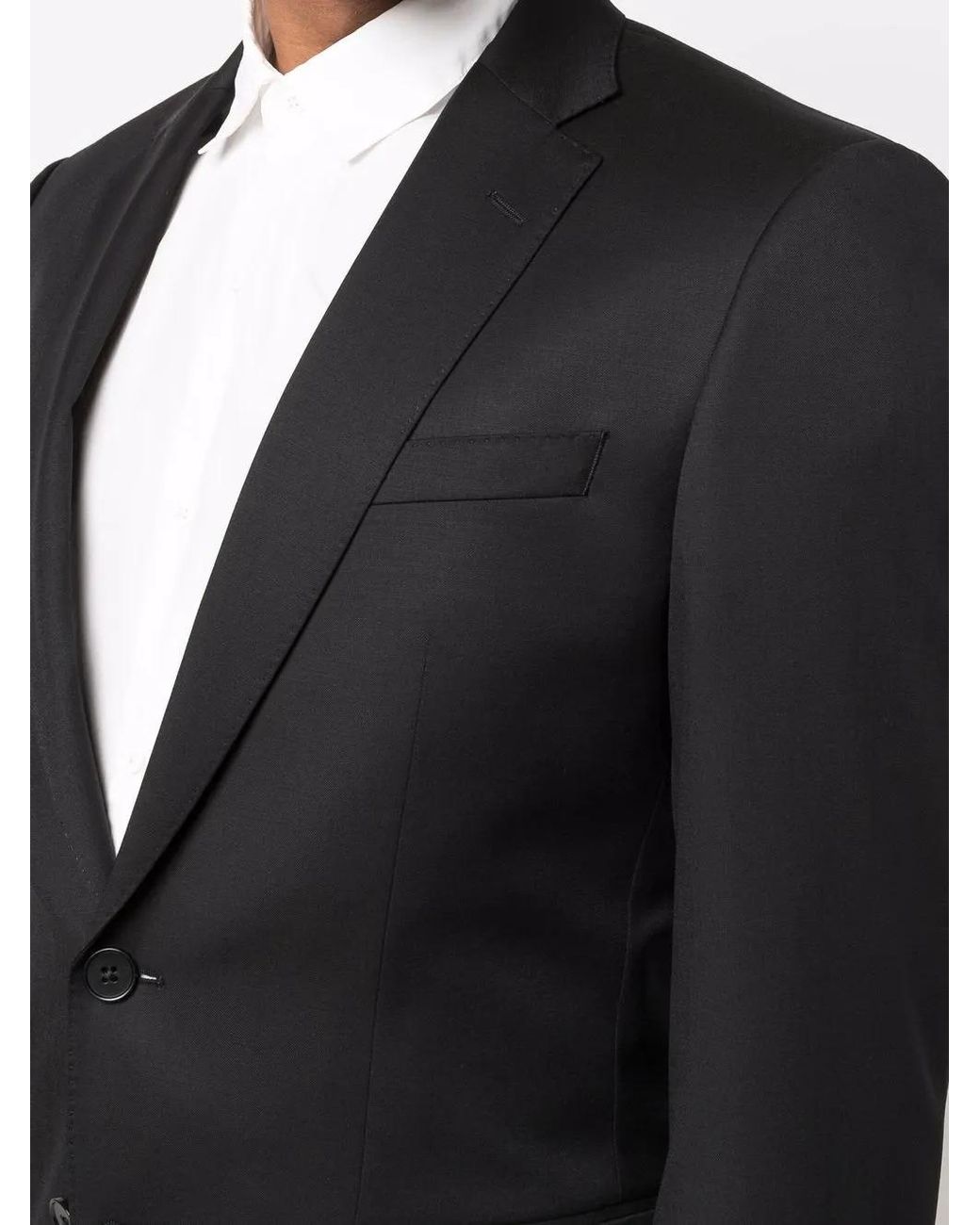 Boss Black Single-Breasted Virgin Wool Blazer for men