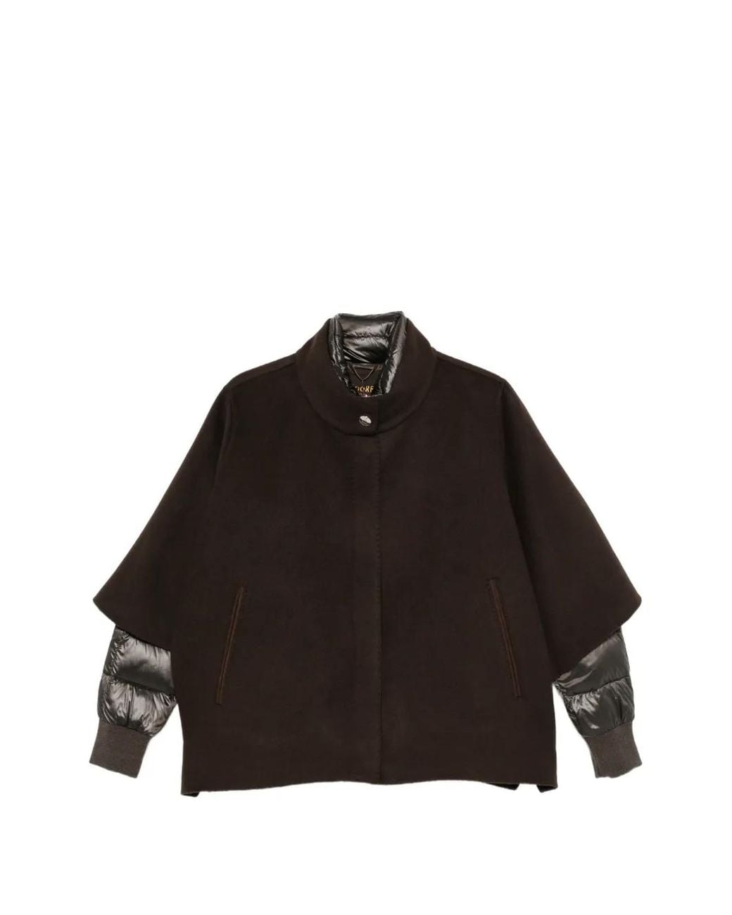 Moorer Black High-Neck 2-In-1 Jacket