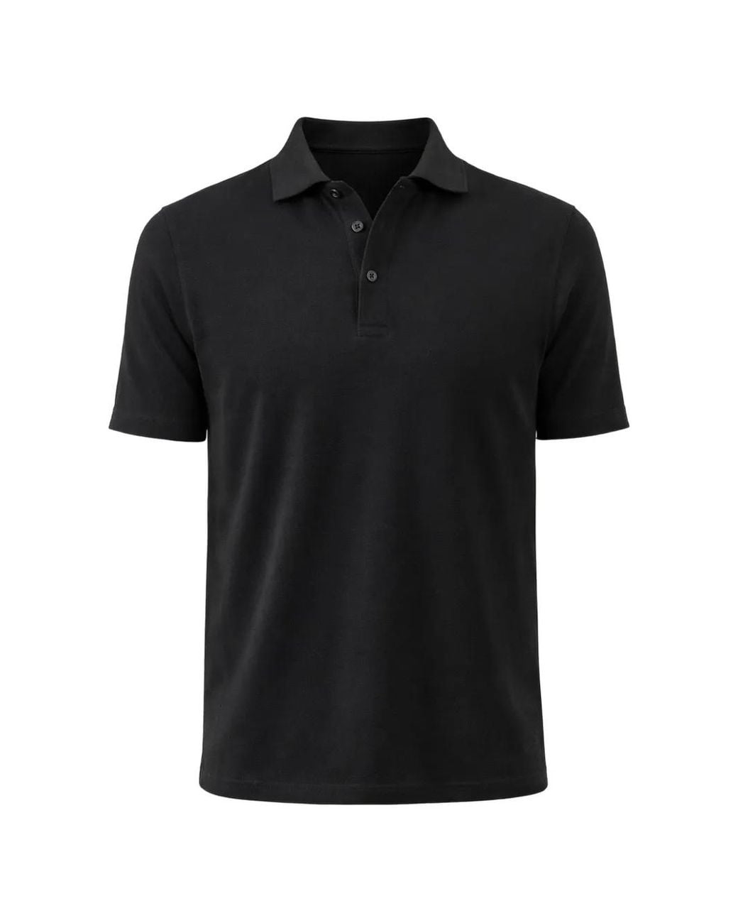 Patrick Assaraf Black Polo À Manches Courtes Iconic for men
