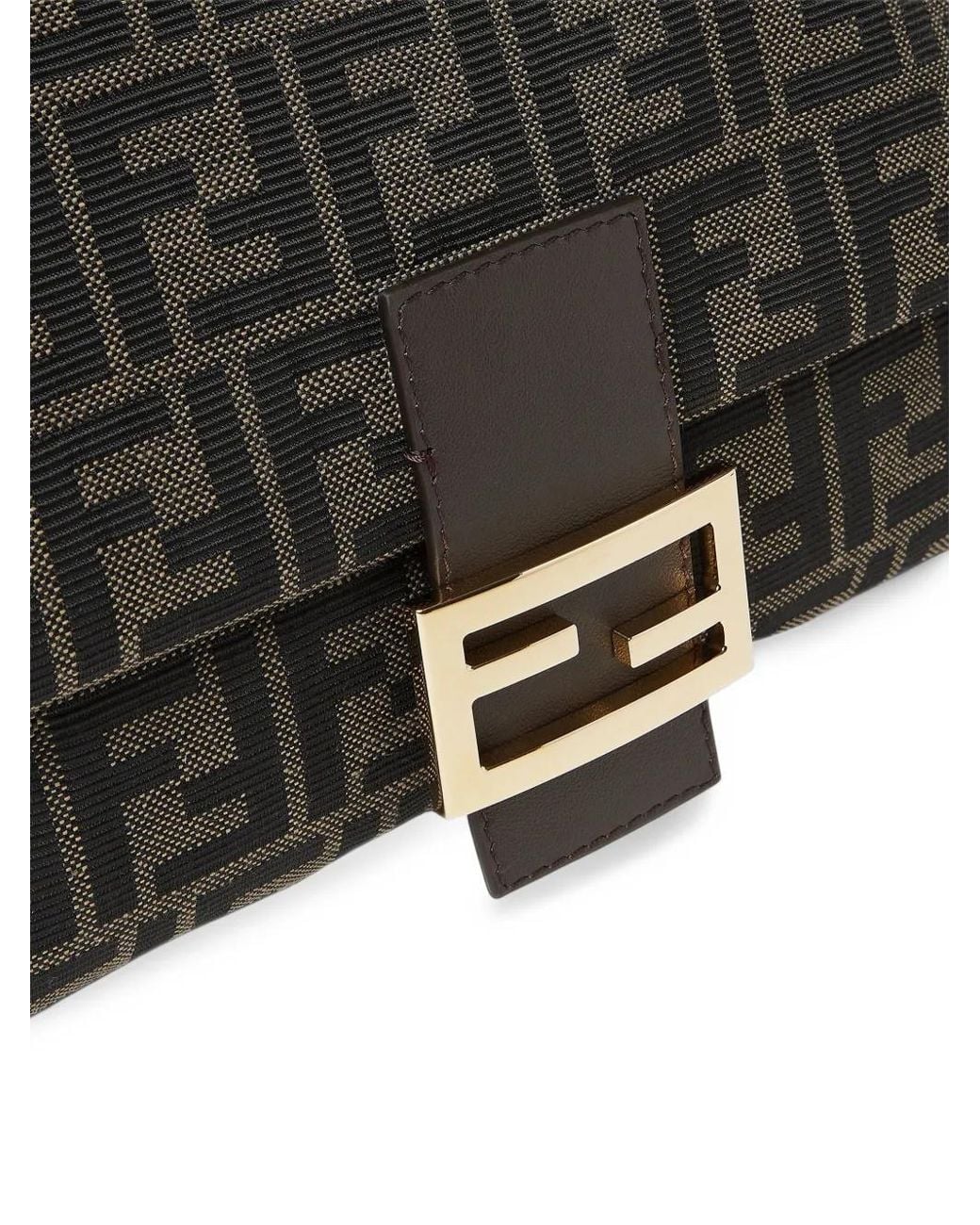 Fendi Black Flap 26325 Shoulder Bag