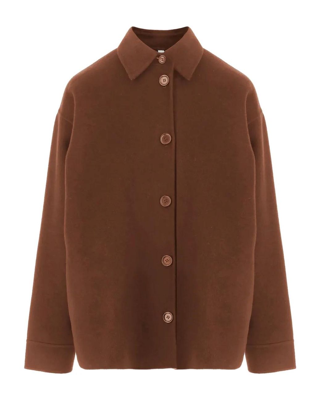 Aspesi Brown Buttoned Jacket