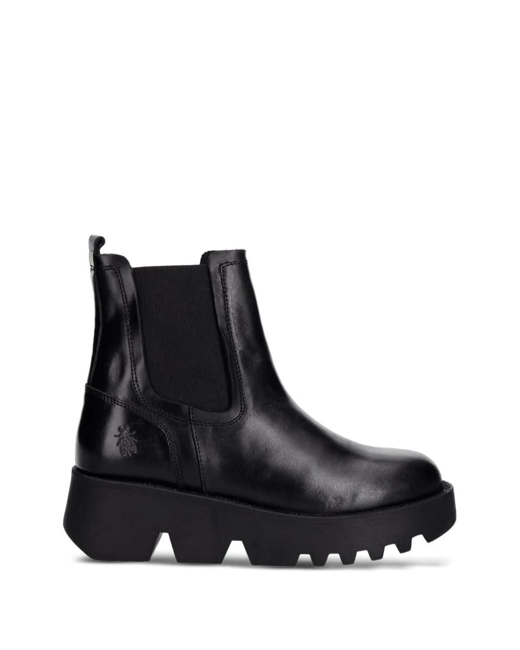 Fly London Black Zufy502Fly Chunky-Sole Chelsea Boots