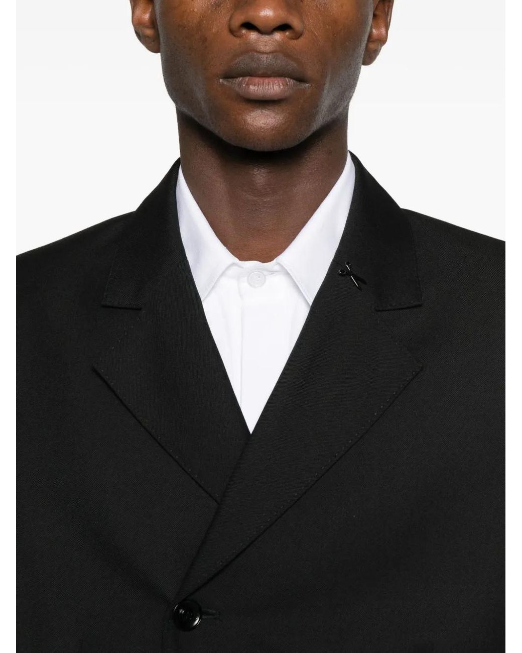 Notrainproof Black Single-Breasted Blazer for men