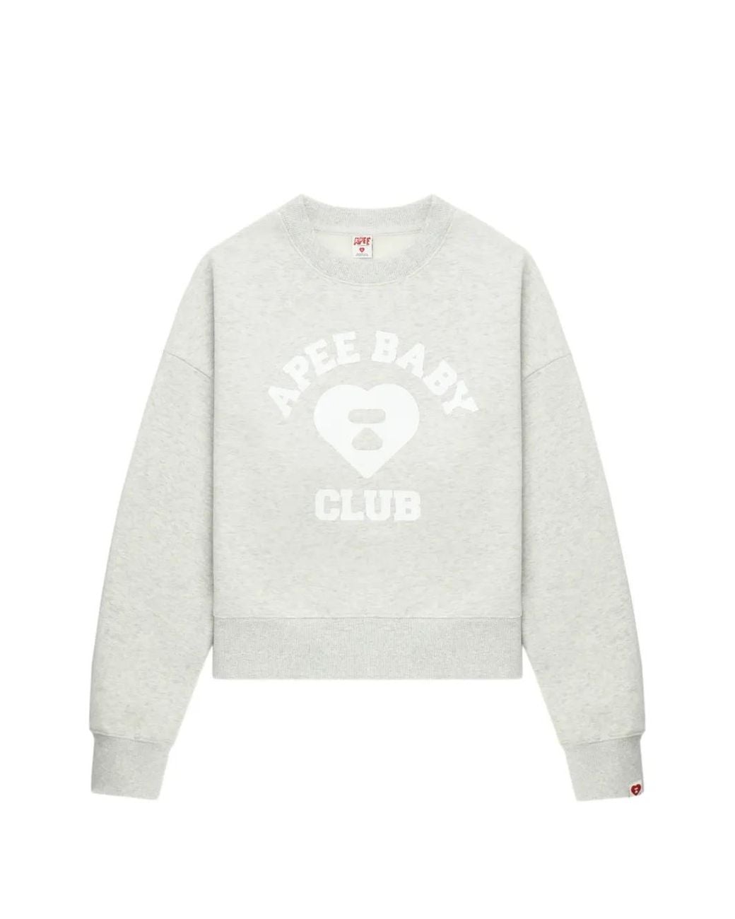 A Bathing Ape White Baby Logo Sweater