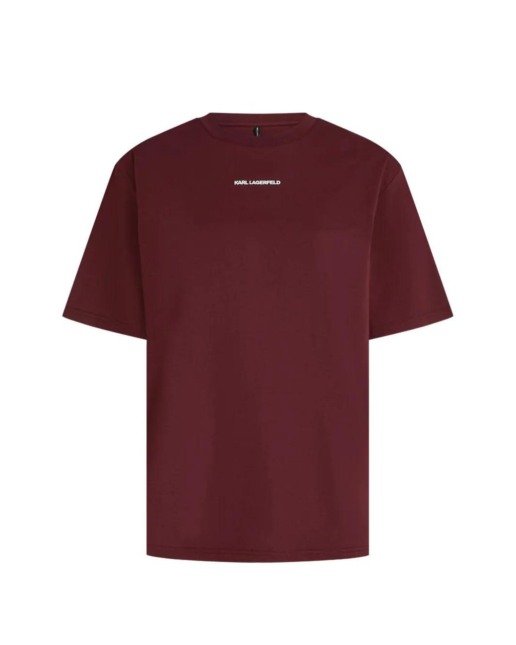 Karl Lagerfeld Red Logo Athleisure T-Shirt