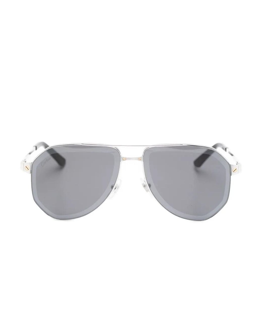 Cartier Gray Santos De Cartier Sunglasses