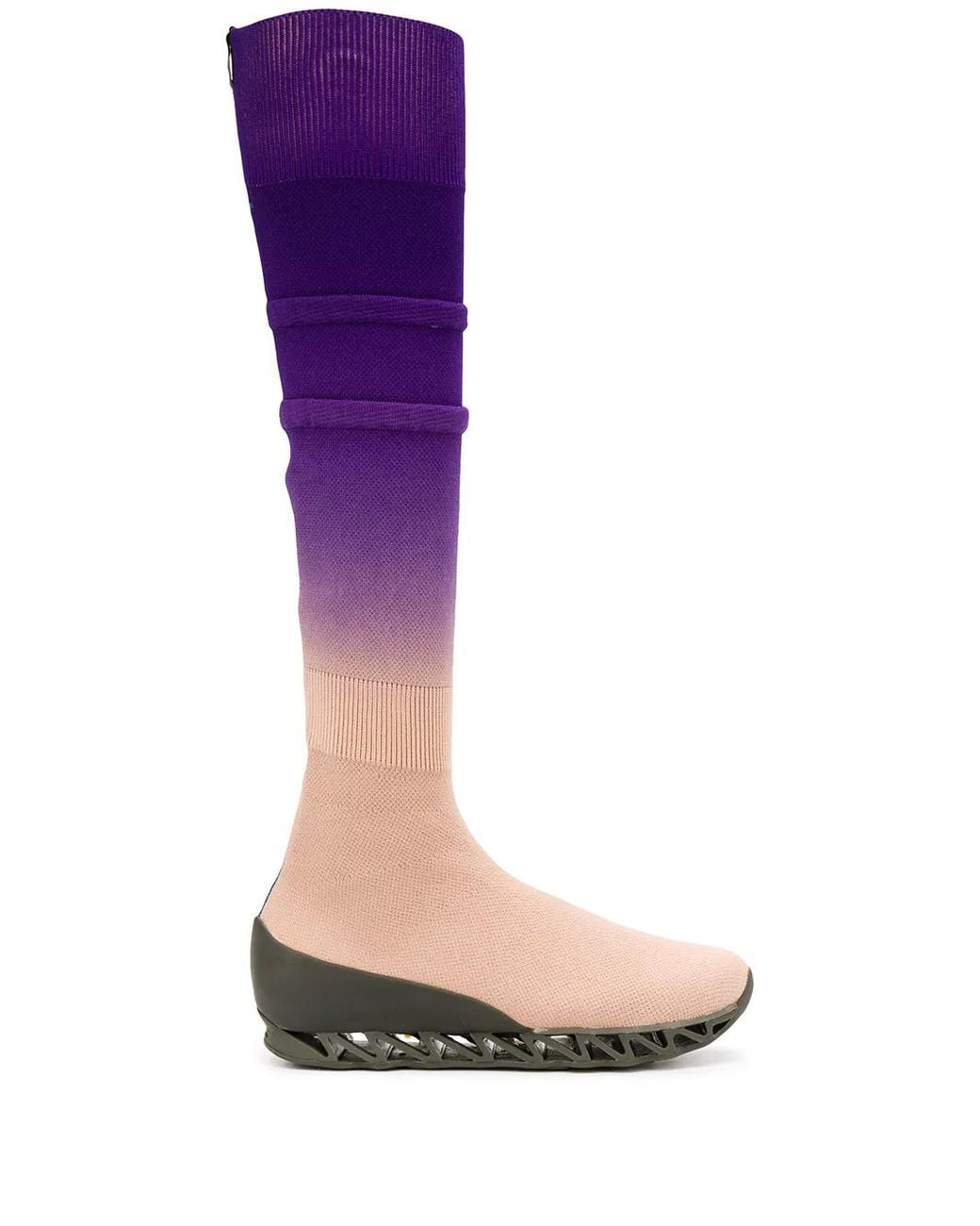 Camper Purple X Bernhard Willhelm Together Himalayan Sock Boots