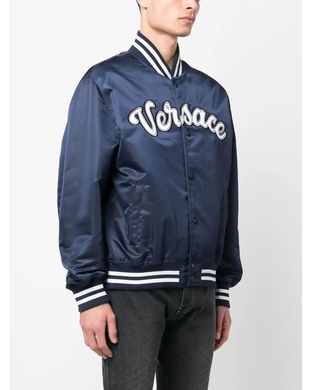 Versace Blue Jackets for men