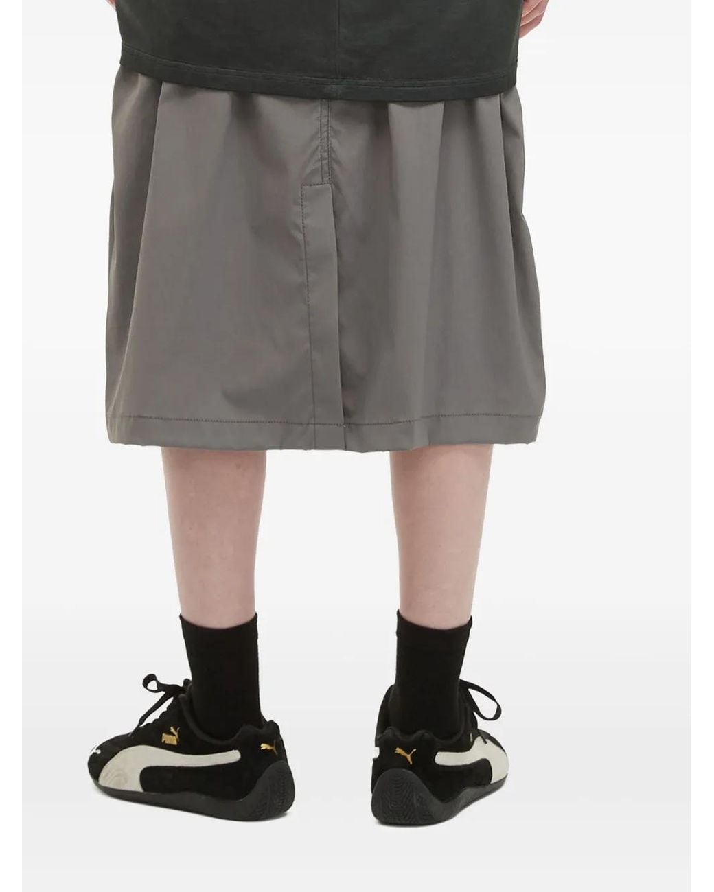 Musium Div. Gray Utility-Pocket Midi Skirt