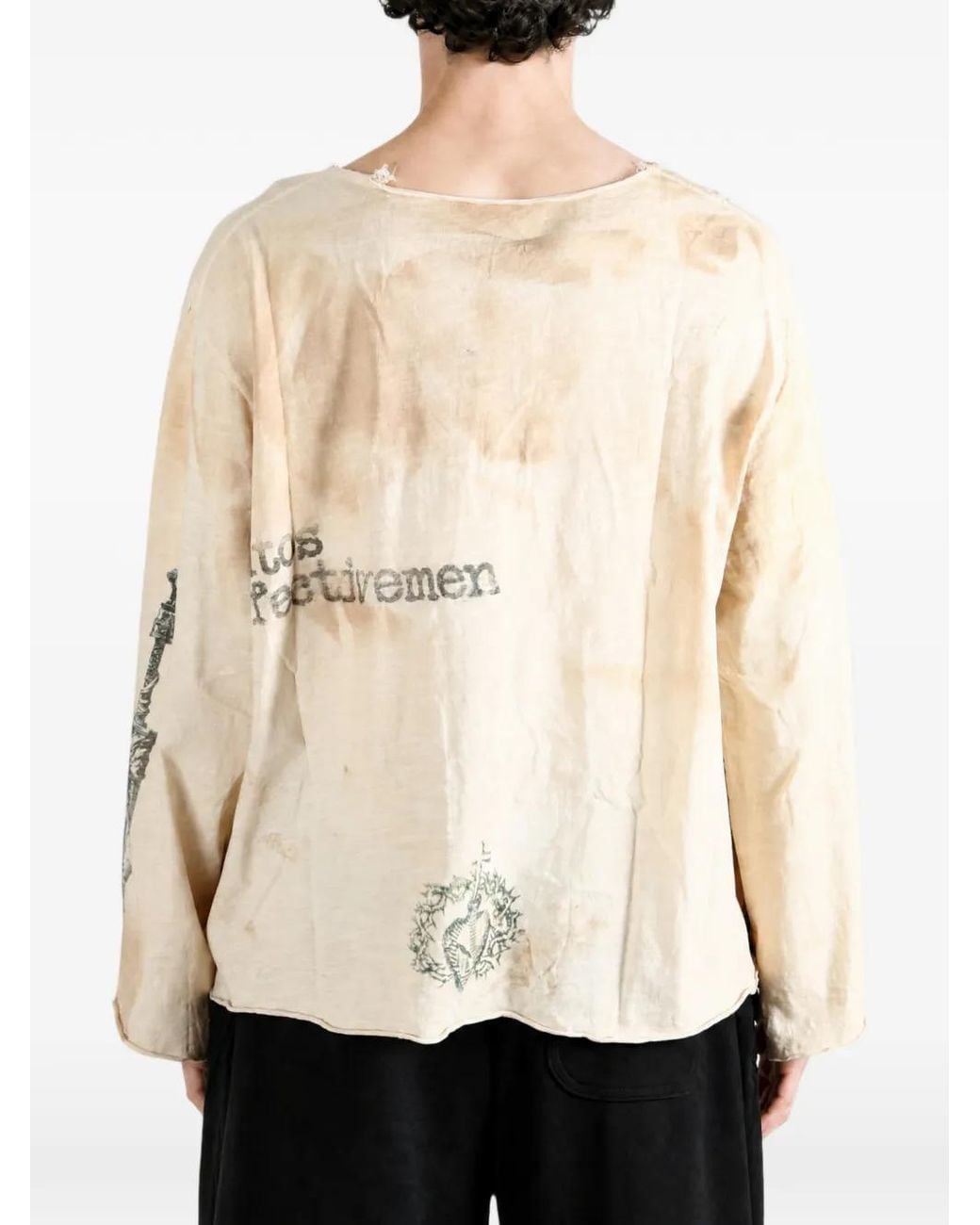 SAITOS Natural Pilgrim Long-Sleeved T-Shirt