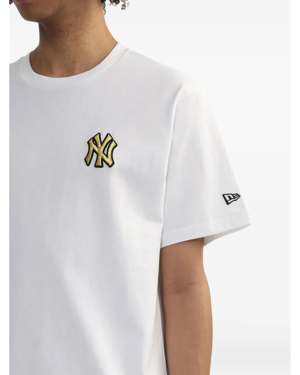 KTZ White Logo-Patch Cotton T-Shirt for men