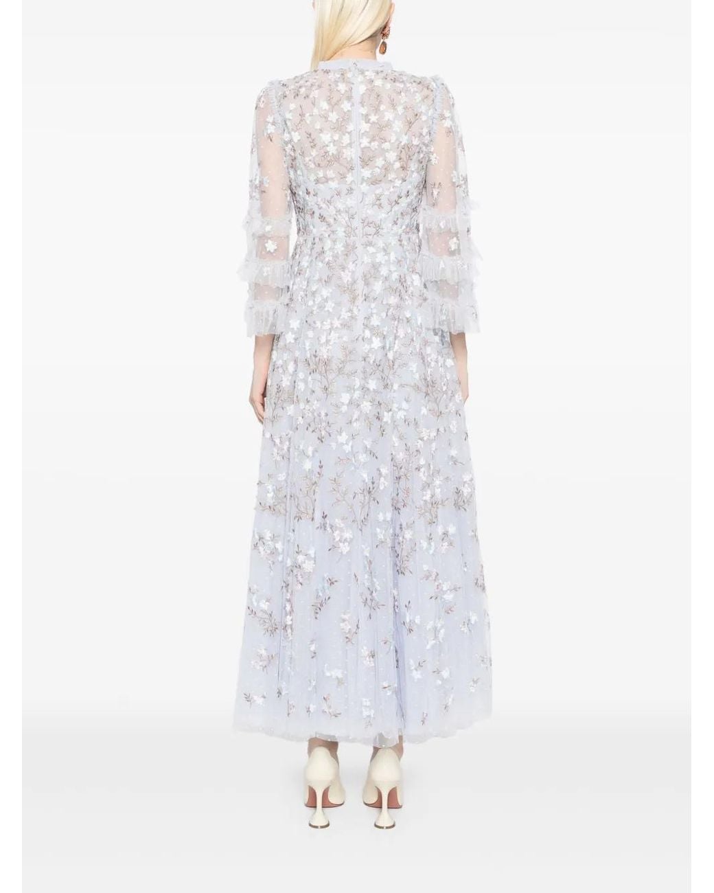 Robe Longue Everett Needle & Thread en coloris White