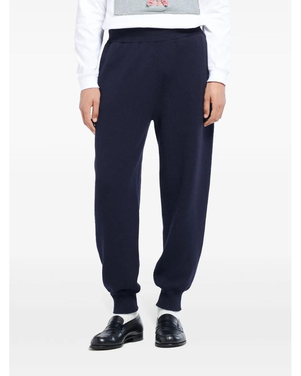 Barrie Blue B Label Cashmere Trousers for men