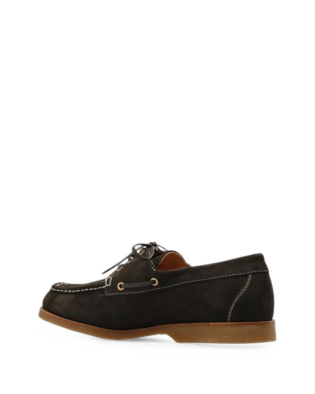 Jacquemus Black The Canotiers Boat Shoes for men