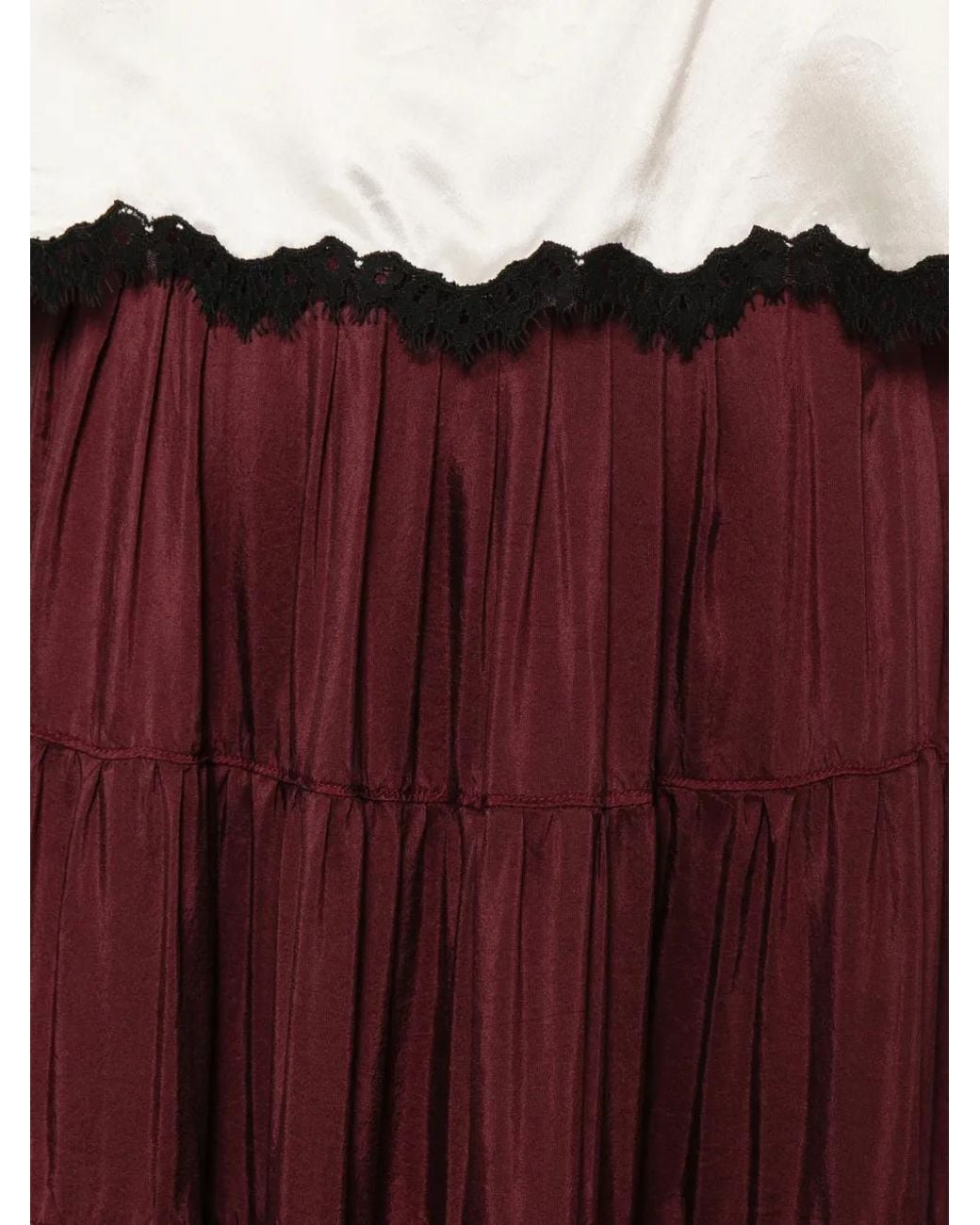 Forte_forte Purple Tiered Maxi Skirt