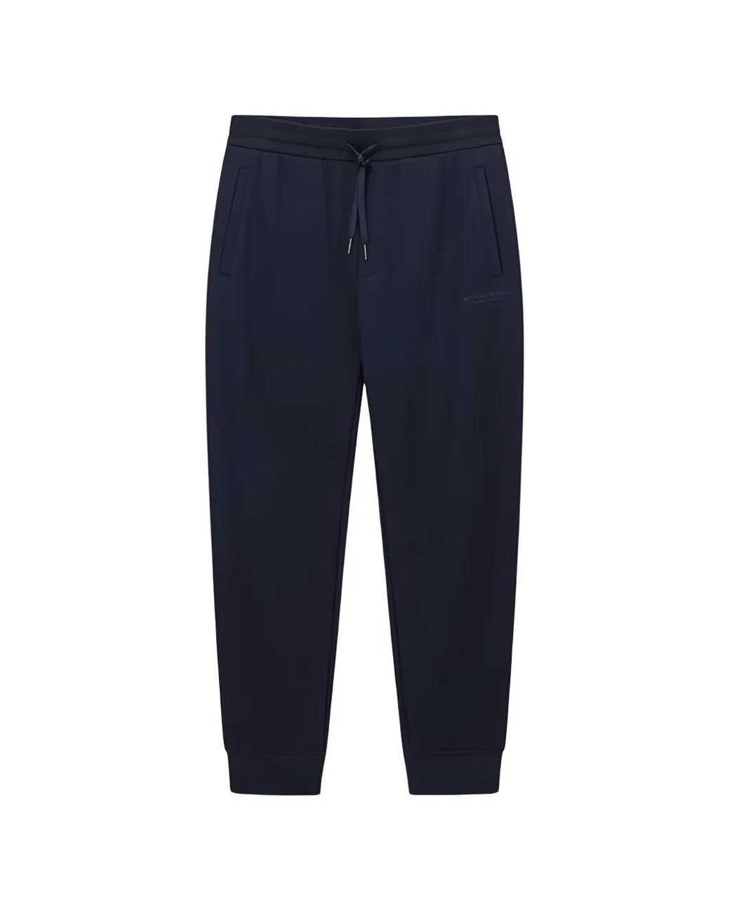 ARMANI EXCHANGE Blue Logo-Detail Track Pants for men