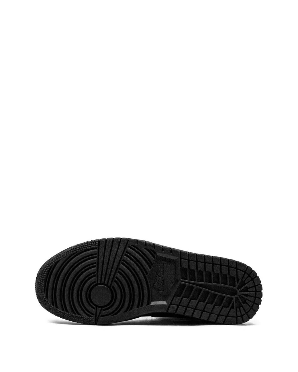 Nike Black Air 1 Mid "Triple" Sneakers for men