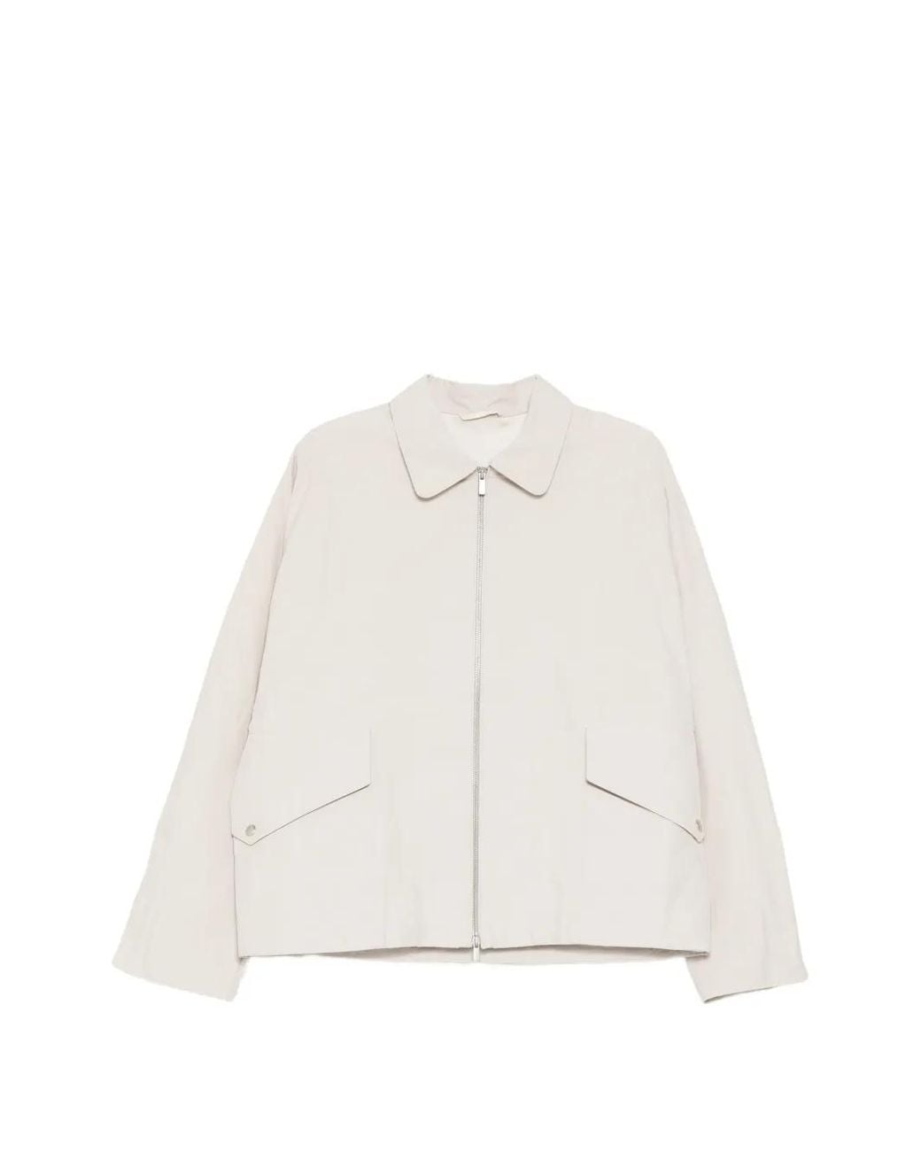 CROQUIS White Collared Jacket for men
