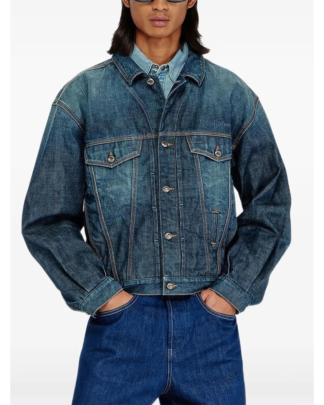 Vaqueros Anchos DIESEL de hombre de color Blue
