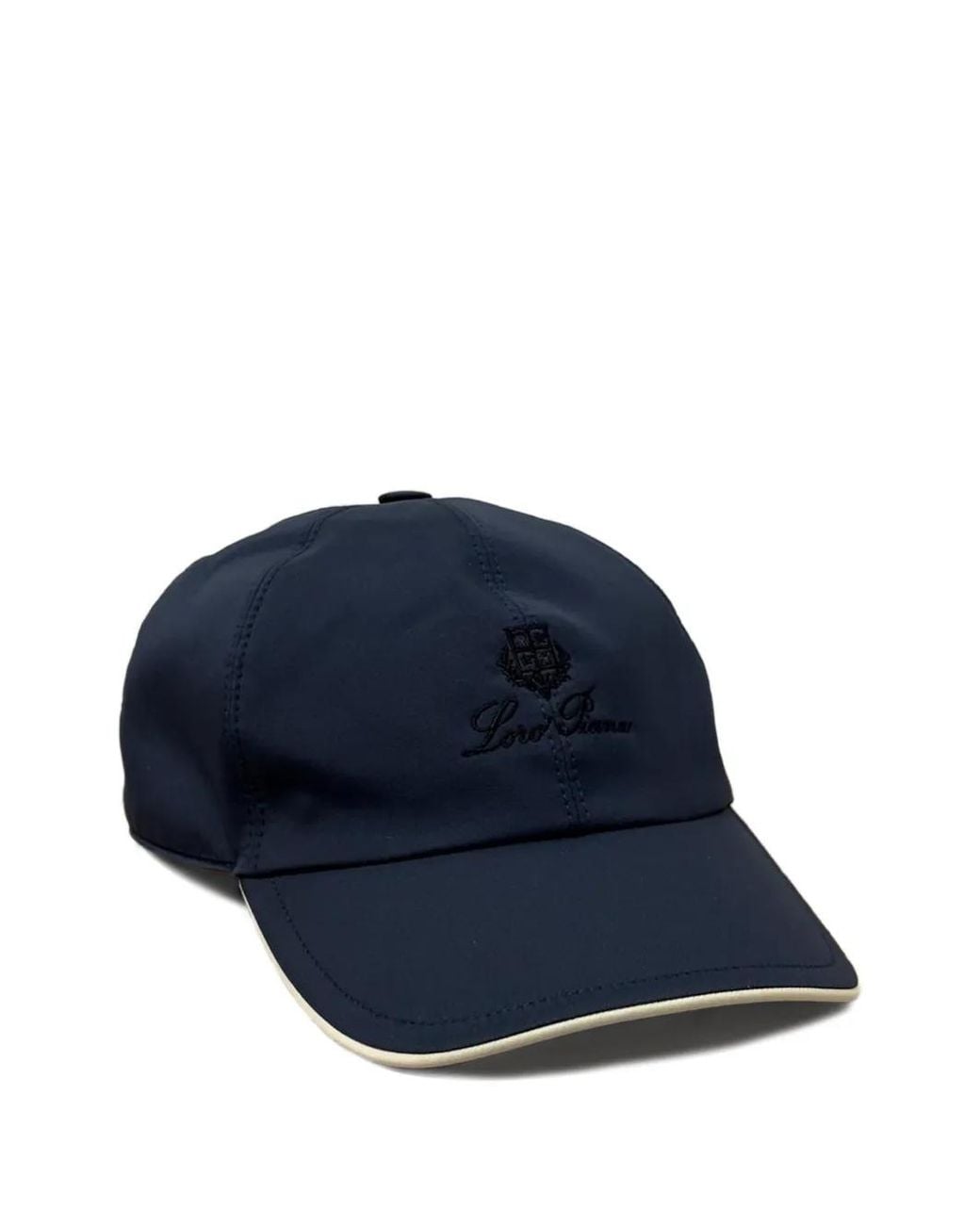 Loro Piana Blue Bicolor Wind Baseball Cap for men