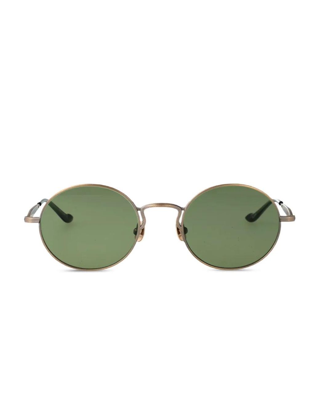 Matsuda Green Round-Frame Sunglasses for men