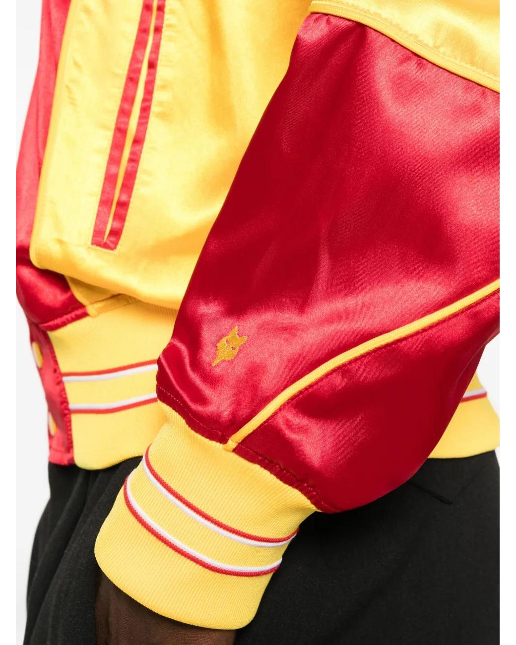 Kiko Kostadinov Pink X Fox Lab Contrast Bomber Jacket for men