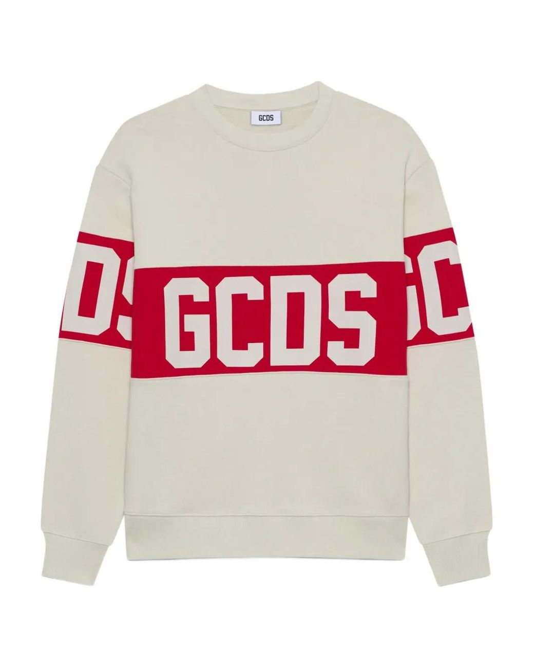 Gcds Pink Logo Stripe Sweater for men