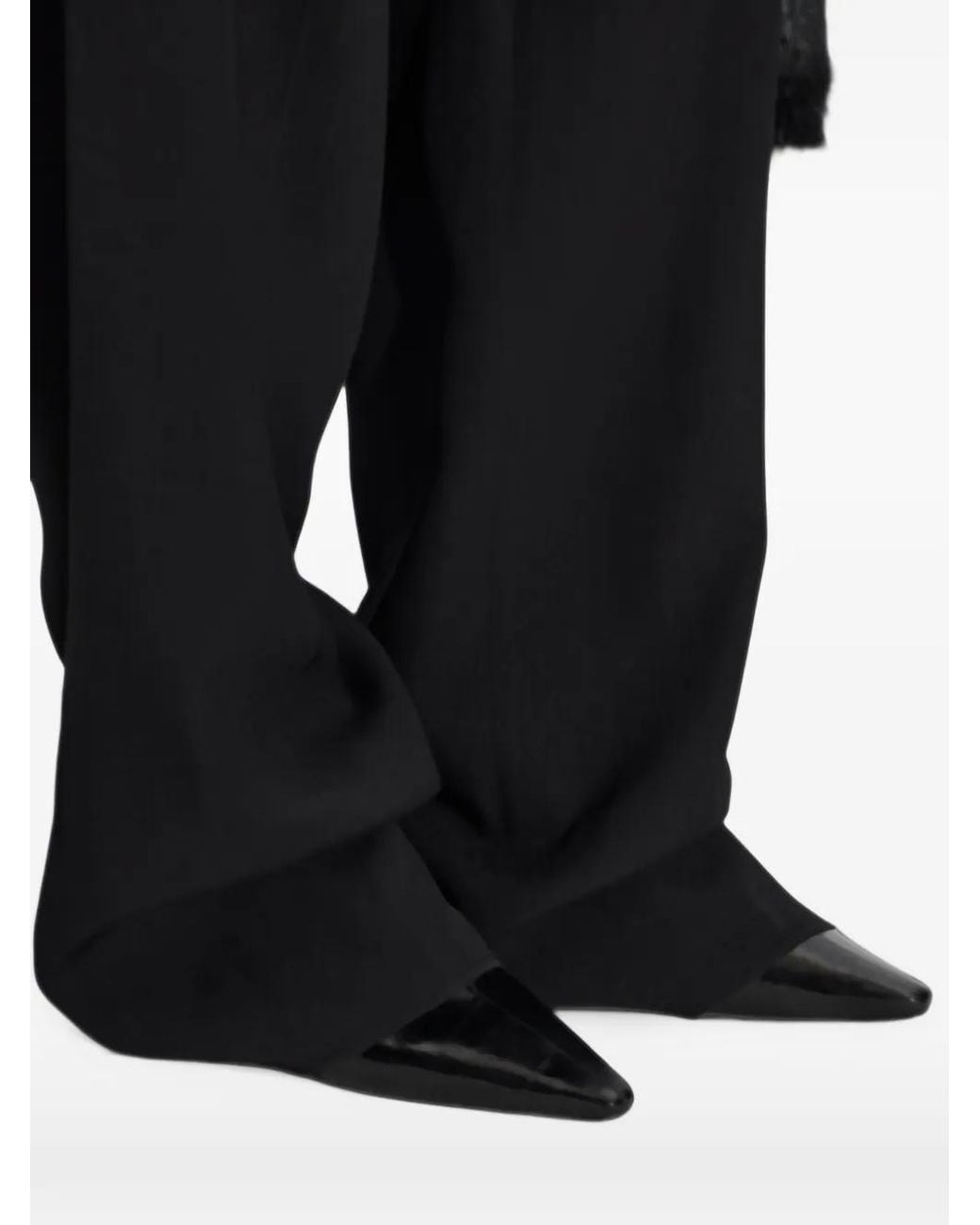 Black Suede Studio Black Kora Leather Ankle Boots