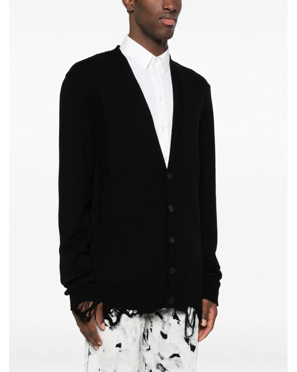 Cardigan di Givenchy in Black da Uomo