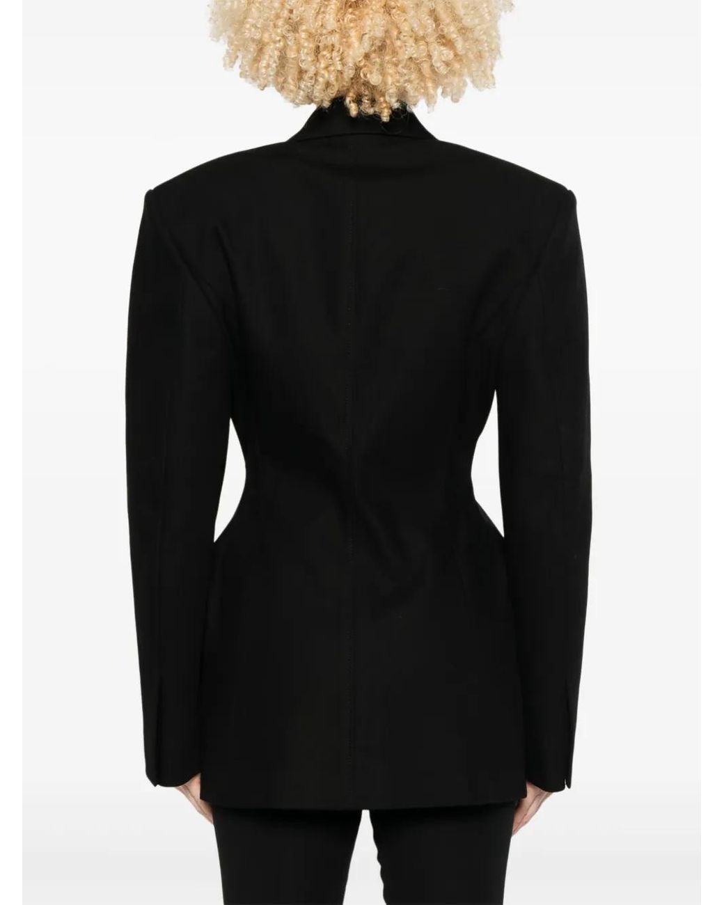 Wardrobe NYC Black Single-Breasted Blazer