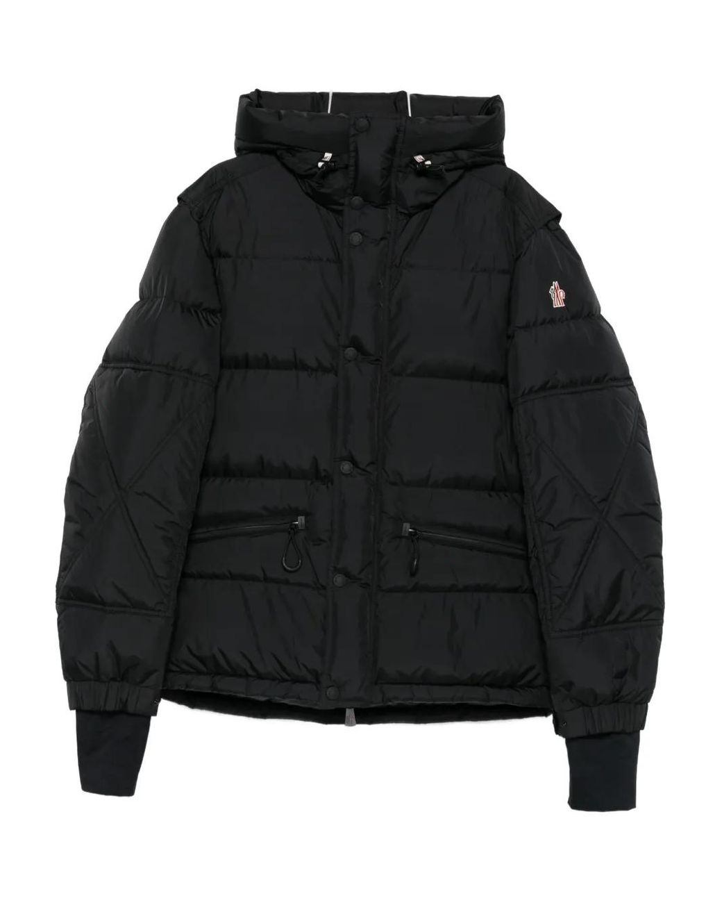 Moncler Gevoerd Jack Met Capuchon in het Black