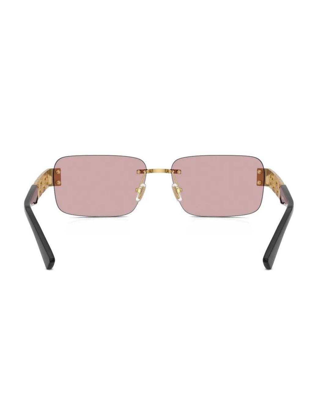 Versace Pink Ve2298 Geometric-Detail Sunglasses for men