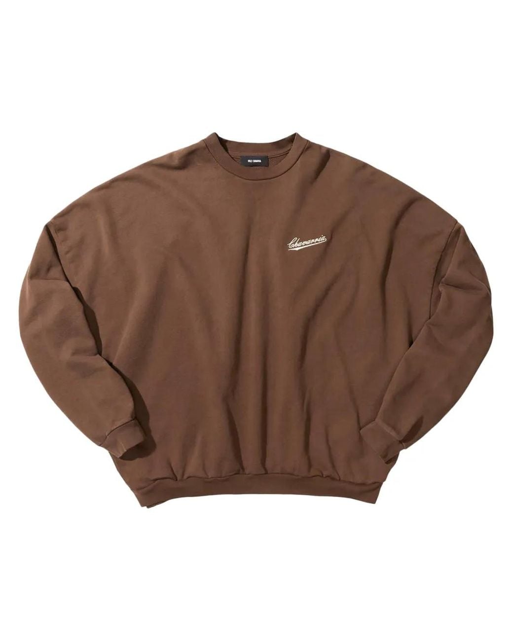 Willy Chavarria Brown Hooligan Sweatshirt for men