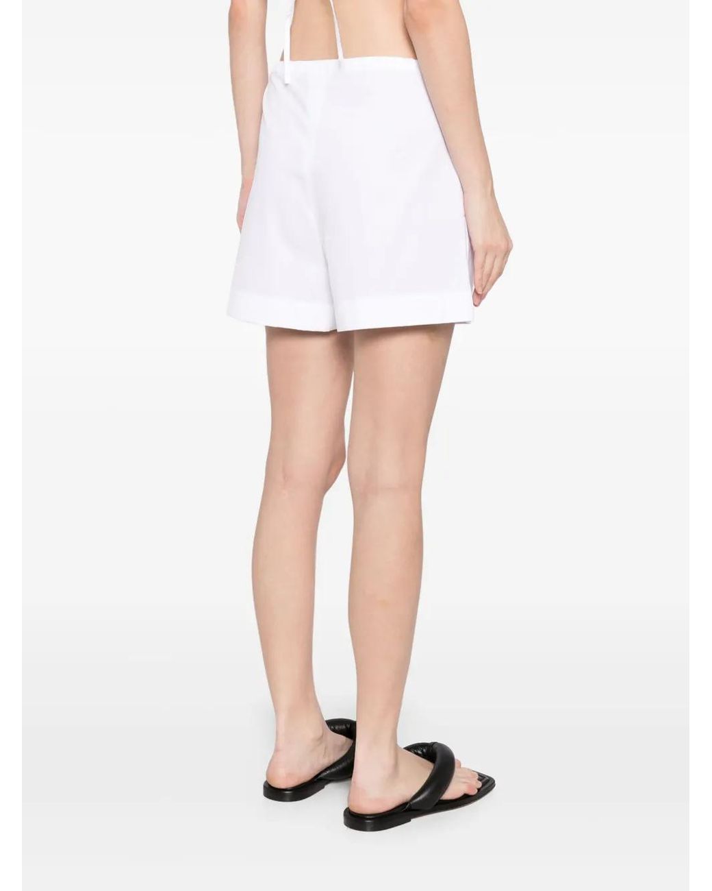 Fabiana Filippi White Cotton Bermuda Short