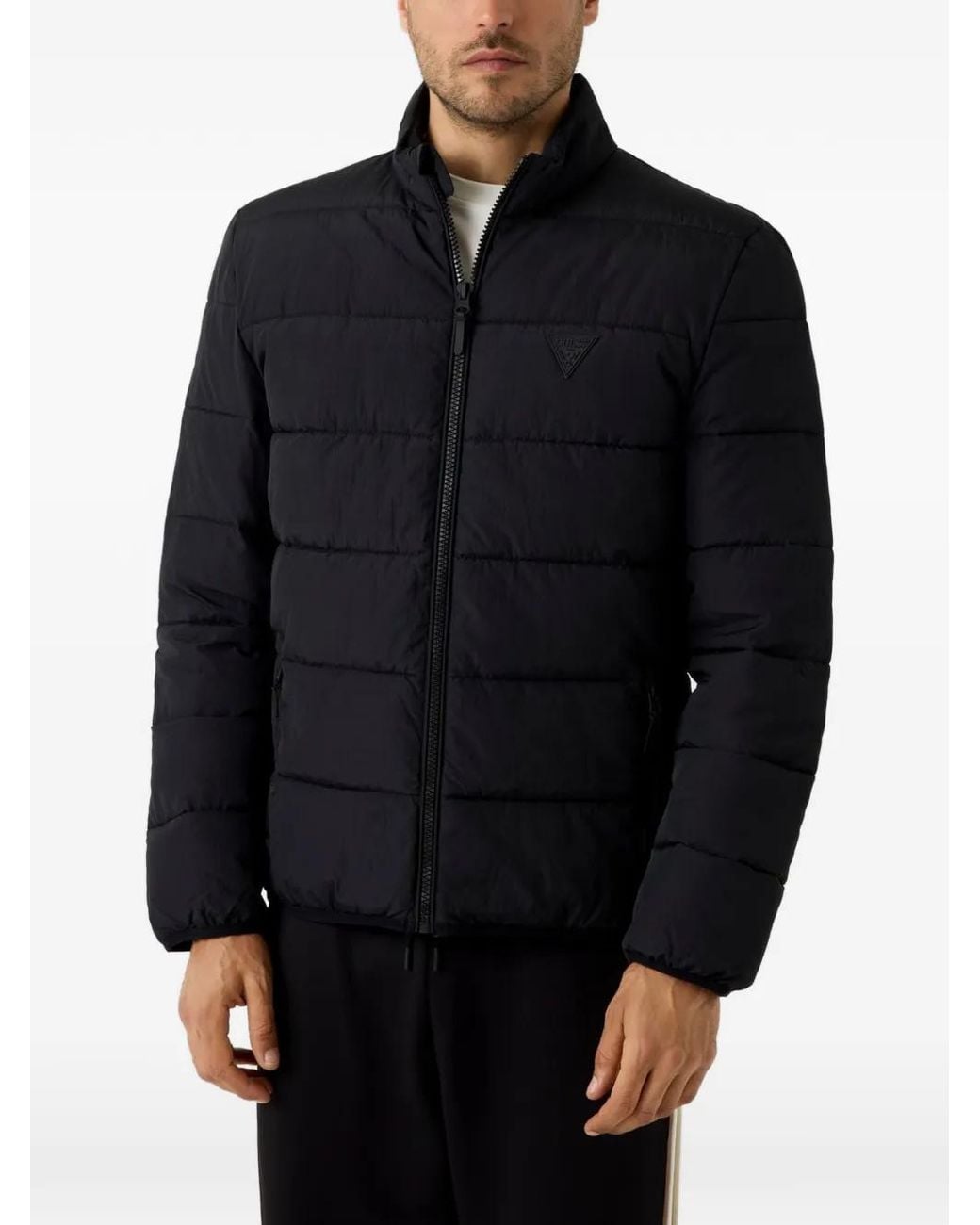 Guess Blue Quilted Jacket for men